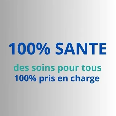 Image explicative de l’offre 100 % santé chez VISION BORDELAISE : des soins visuels totalement remboursés
