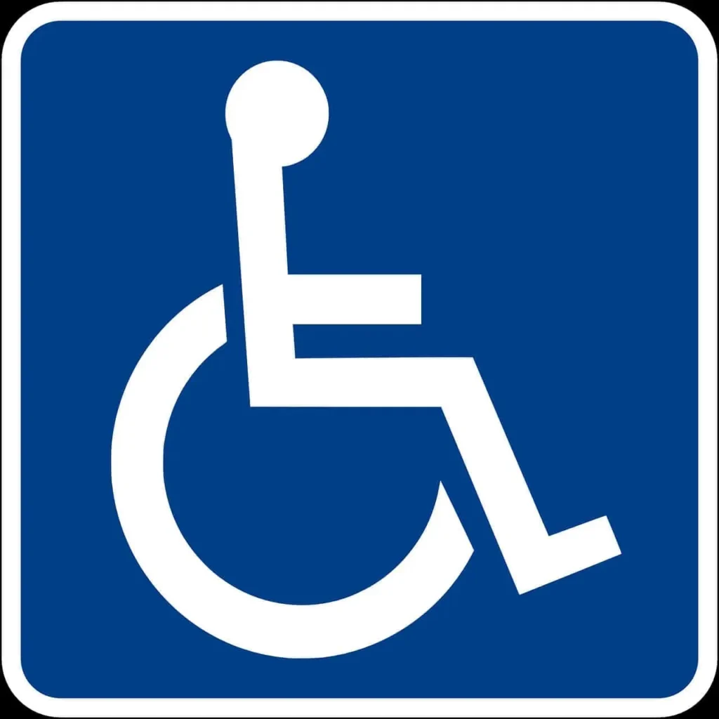 Logo accessibilité handicap – magasin VISION BORDELAISE aux normes PMR
